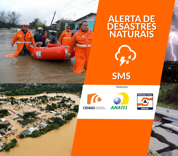 Alerta de Desastres Naturais por SMS chega a cidades do Paraná