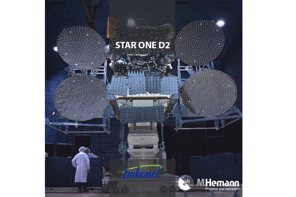 Confirmado novo satélite: Embratel Star One D2